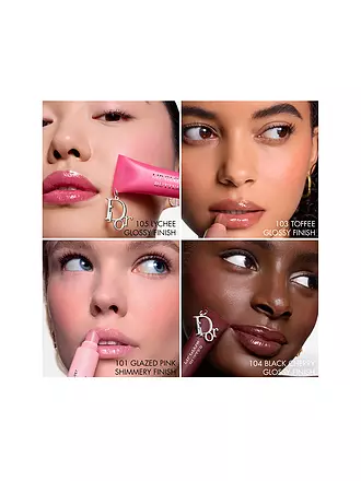 DIOR | Dior Addict Lip Glow Butter Hochglänzende Lippenpflege (101 Glazed Pink) | 